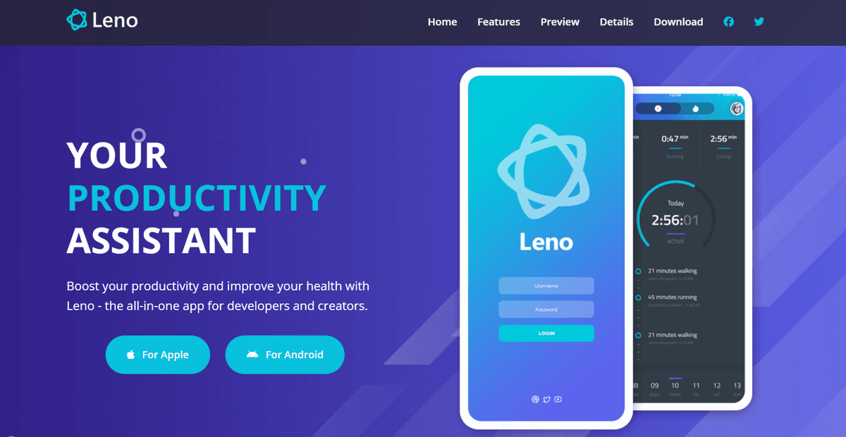Leno App Screenshot